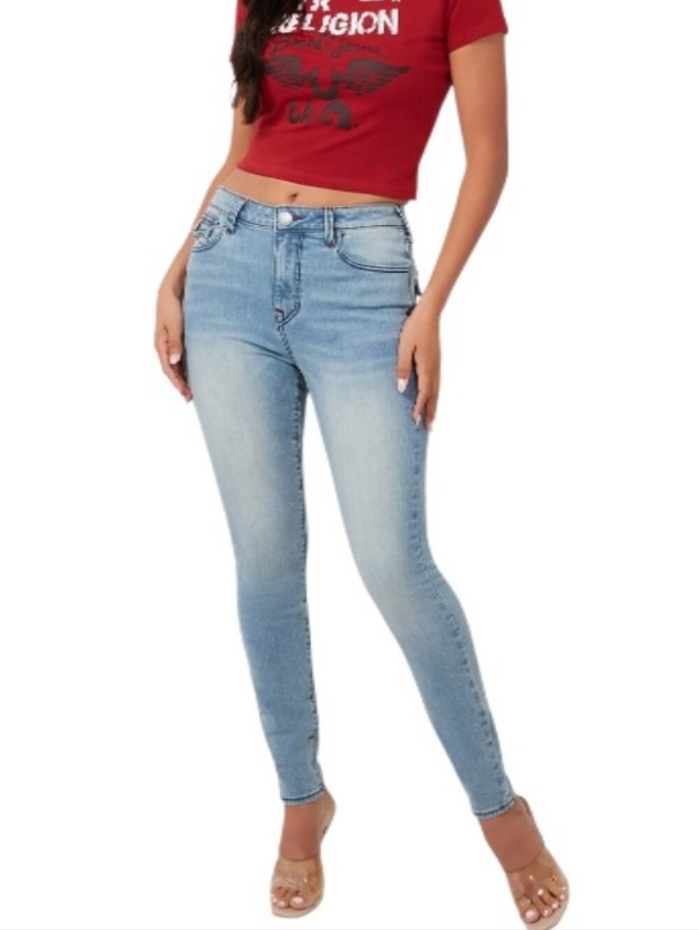 True Religion Halle High-Rise Super Skinny Jeans